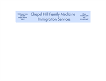 Tablet Screenshot of chapelhillfamilymedicine.com